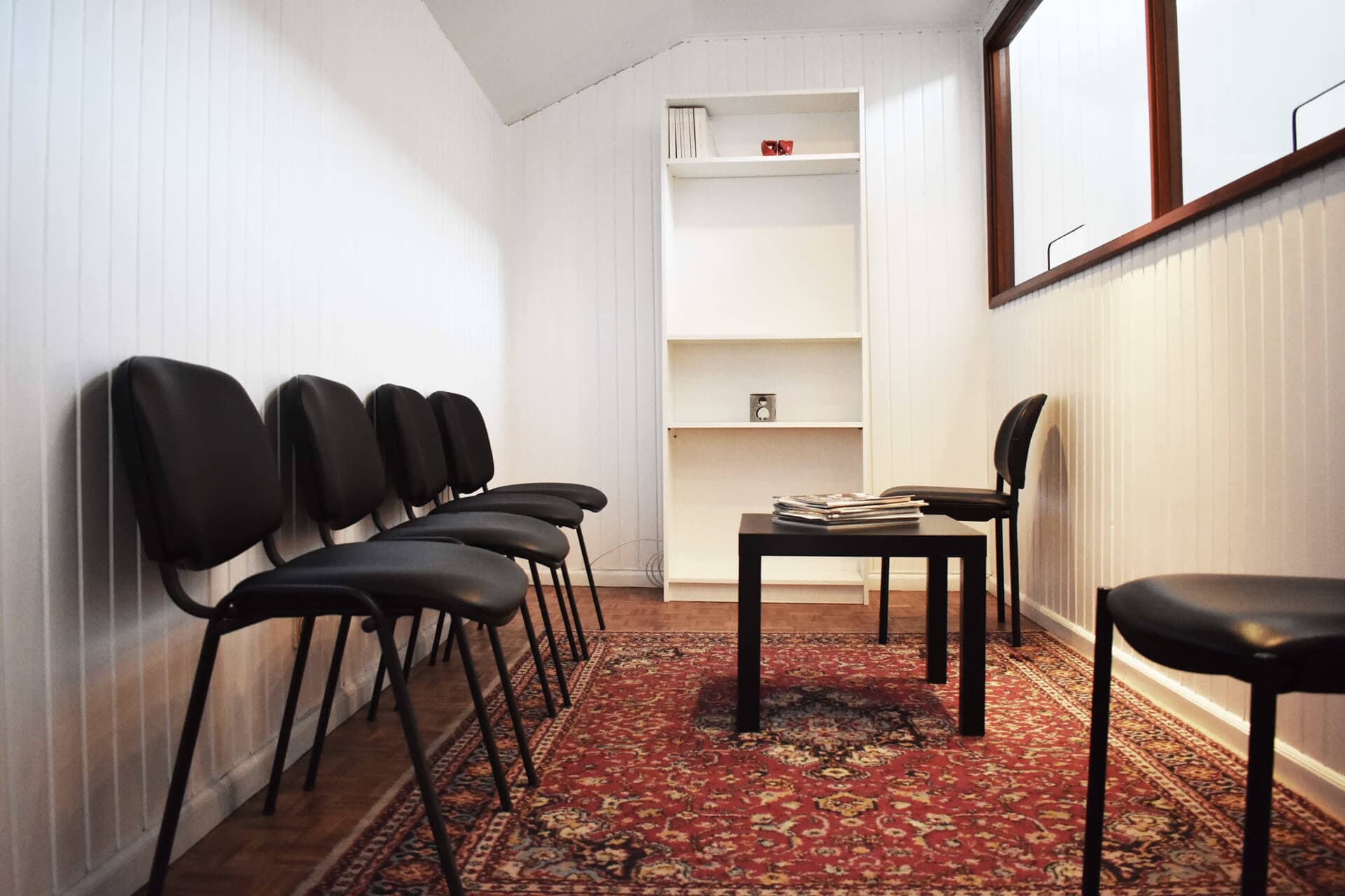 Sala de espera do escritório