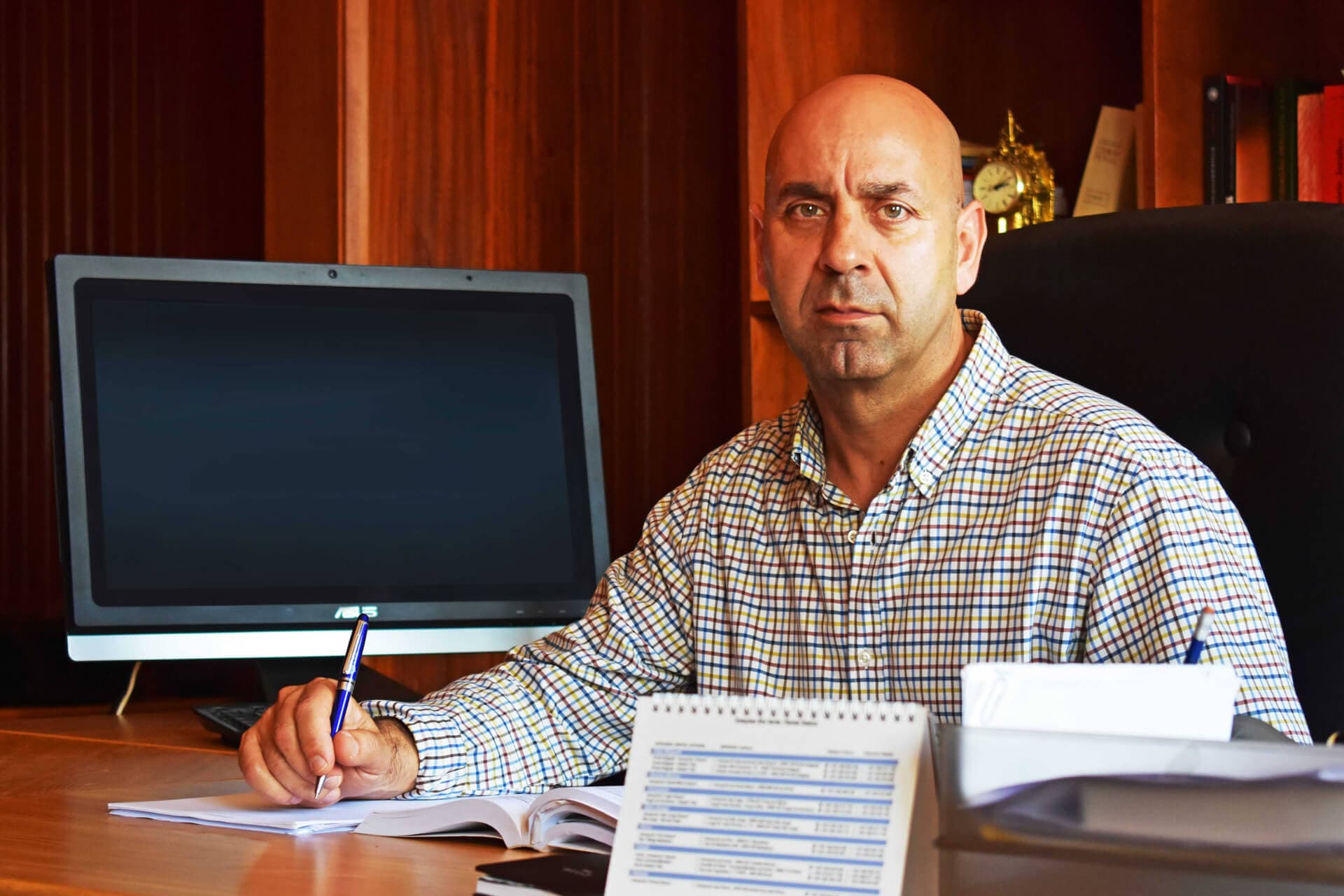 Luís Resendes, lawyer, at his office in Ponta Delgada